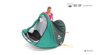 Easy SetUp Tent 2Seconds by Decathlon [upl. by Eidson]