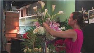 Wedding Floral Arrangements  How to Make a Tall Flower Arrangement [upl. by Jolenta]