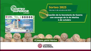 SORTEO SUPERIOR No 2823 Alusivo a la Creación de la Secretaría de Guerra [upl. by Ellecrad313]