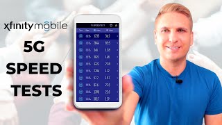 Xfinity Mobile 5G Speed Test Results on Verizons Network  Xfinity Mobile Review [upl. by Gabrielli]