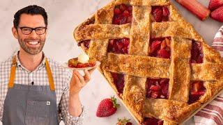 Easy Strawberry Rhubarb Pie [upl. by Peadar357]