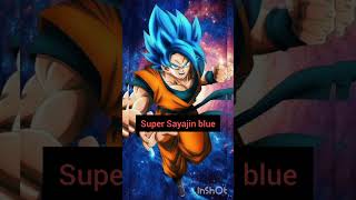 Todas as transformações canônicas do Goku shorts goku dragonball [upl. by Gleda299]