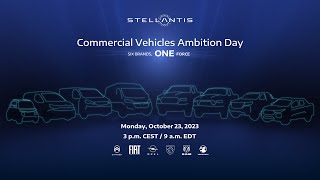 Stellantis Commercial Vehicles Ambition Day  REPLAY [upl. by Artined400]