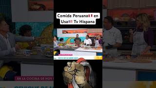 Comida peruana en Estados Unidos Tv Hispana 😍 Quedaron enamorados [upl. by Oby659]