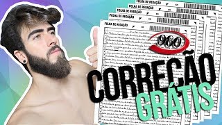 COMO CORRIGIR REDAÇÕES DE GRAÇA [upl. by Rhetta823]