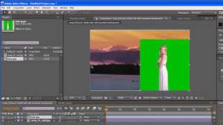 After Effects CS4 Keylight Green Screen Tutorial [upl. by Rambow]