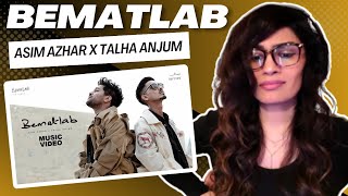 BEMATLAB AsimAzharMusicofficial X TalhaAnjum REACTIONREVIEW [upl. by Ardnaeed677]