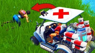 Heroic AMBULANCE CHALLENGE in Fortnite Battle Royale [upl. by Pol326]