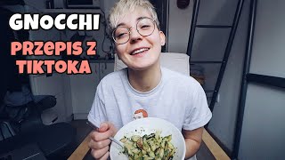 Przepis na gnocchi z sosem pesto  kulinarny vlog [upl. by Ahgiel]