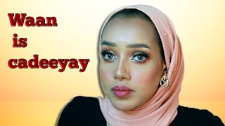 Sida la isku cadeeyo Bila dawo baro  somali makeup [upl. by Melak]