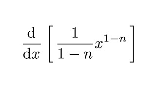 Derivative of 11nx1n [upl. by Clein]