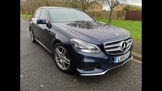 2015 Mercedes Benz E Class 21 E220 CDI BlueTEC AMG Line 7G Tronic Plus 4dr [upl. by Artemisa]