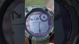 Checking map on Garmin Instinct 2 X during navigation [upl. by Anawit]