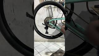 Smooth shifting on DEORE M6100 cycle cyclinglife bikelife bike [upl. by Eissej837]