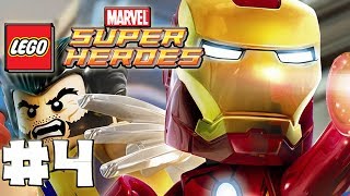 LEGO Marvel Superheroes  Part 4  Exploratory Laboratory HD Gameplay Walkthrough [upl. by Civ]