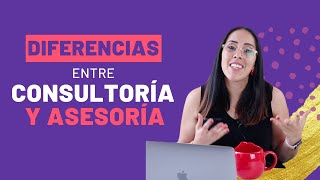 📌 DIFERENCIAS entre CONSULTORÍA y ASESORÍA  Para marcas personales [upl. by Idorb791]