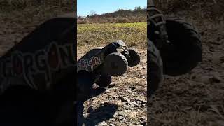 Arrma Gorgon 3S wheelie rccar rcbasher arrma [upl. by Hermosa241]