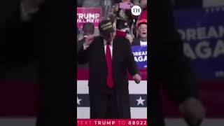 Donald Trump dances to quotYMCAquot  US elections [upl. by Nohtahoj]