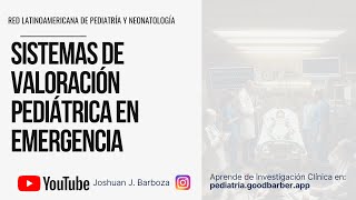 Sistemas de valoración pediátrica en Emergencia pediatria pediatrics pediatra emergencia [upl. by Epstein]