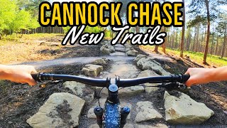 Cannock Chase New Mountain Bike Trails Perry’s Trail Blue [upl. by Itnahsa834]