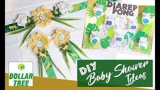 EASY DIY BABY SHOWER IDEAS I With Dollar Tree Supplies [upl. by Nine]