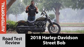 2018 HarleyDavidson Street Bob  Autoportal [upl. by Noinatrad37]