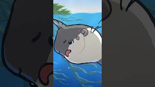 Ocean Sunfish 🌕🐡 animation original cartoon [upl. by Nysa328]