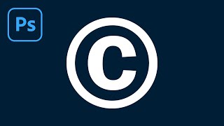 How to Insert a Copyright Symbol In Adobe Photoshop [upl. by Mcmahon213]