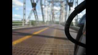 Crossing bridge at Lansing Iowa [upl. by Lindy]