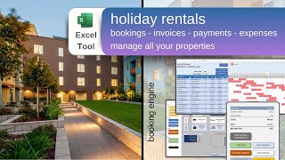 Holiday Rentals Bookings Management Excel Tool [upl. by Barboza949]