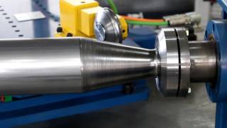 CNC Metal Spinning Robot End Forming Straight Tubes [upl. by Aerdnaxela]