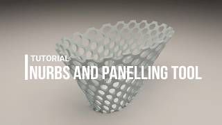 3Ds MAX Tutorial Use Nurbs and panelling tool Part 1 [upl. by Lerat]