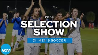 2024 NCAA DII mens soccer championship selection show [upl. by Burra]