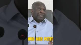 Urgent Urgent  🔴 Gbagbo Laurentquot Moi jai tout vuje me bat pour mon peupleje vais rest [upl. by Zacharia]