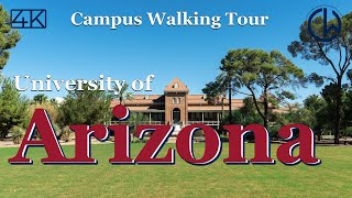 University of Arizona 4K Walking Tour 2021 [upl. by Sekyere]