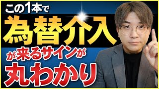 【FXドル円】実は為替介入前にはサインがあった！？為替介入はこのタイミングでくる！ [upl. by Bronk826]