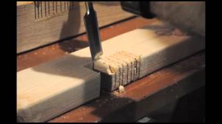 Cutting Support Notches for Farmhouse Bed Rails [upl. by Ainnet]