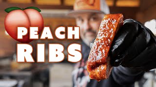 Peachy Perfect Ribs On A Pellet Grill [upl. by Asimaj]