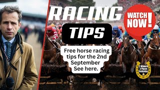 Free Horse Racing Tips Today Monday 2nd September Racing at Windsor And Chepstow [upl. by Tory]