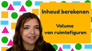 Inhoud  Volume van ruimtefiguren berekenen│BijlesHuis [upl. by Thorpe185]