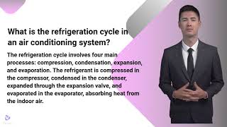 What is the refrigeration cycle What is the purpose of an air filter What is a thermostat HVAC [upl. by Anirahtak908]