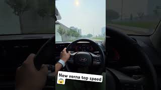 New verna 15 top speed ❌😱 ⬅️ hyundai hyundaiverna verna elentra i20 sports tata turbo kia [upl. by Cyrilla95]