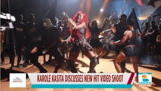 Karole Kasita discusses new hit video shoot  Sanyuka uncut [upl. by Caesar]