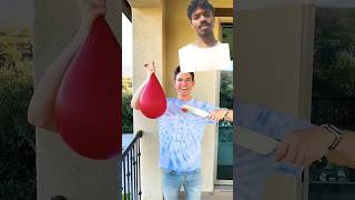 Balloon 🎈💭  greenscreen balloon challenge funny experiment comedy shorts trending viralsh [upl. by Sukramed]