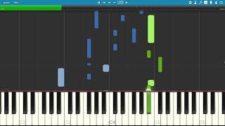 Robin Schulz x Alligatoah  Willst du mit mir Drogen nehmen  Synthesia  Piano Tutorial  BODO [upl. by Oicram]