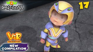 Vir The Robot Boy in Hindi New Compilation 17  Animated Series  Wow Cartoons [upl. by Anerahs]