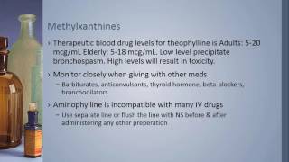 Pharmacology for Oxygenation Asthma amp COPD [upl. by Adnohsar]