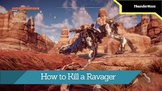 Horizon Zero Dawn  How to Kill a Ravager [upl. by Eibmab]