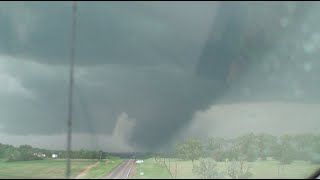 Pilger Nebraska EF4 Twin Tornadoes and Stanton County Tornado Dash Cam [upl. by Kline]