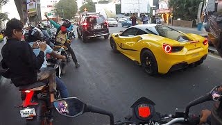 Ferrari 488 GTB REACTIONS  INDIA Bangalore [upl. by Stephanie420]